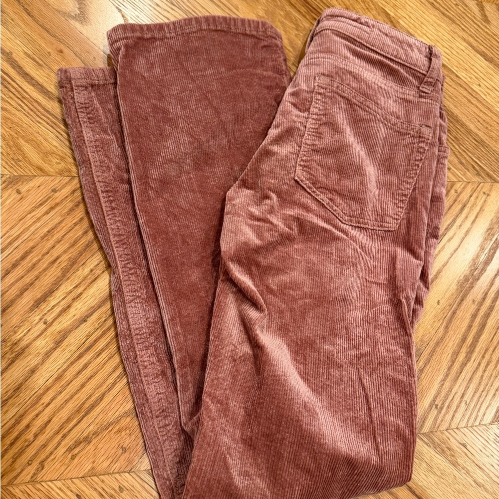 Anthropologie Corduroys in Dusty Rose